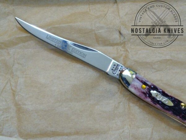 CaseXX Limited Edition -1 of 3000- Texas Toothpick Pocket Knife with Jigged Antique Bone Handle, in Original Box 610096SS – Yr2003 [Unused – Pristine Mint Cond.] Case XX™