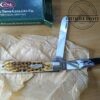 Case XX - 2004 Jigged Honey Brown Bone Handle 6254 SS Large 4.13" 2 blade Trapper Knife In Original Box[Unused - Pristine Mint Cond.]