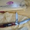 Case XX USA, 6220SS - Yr. 1999 - Chestnut Brown Peanut w/ Jigged Bone Handle , 2 Blade Jack Knife [NIB - Pristine Mint Cond.] - Image 5