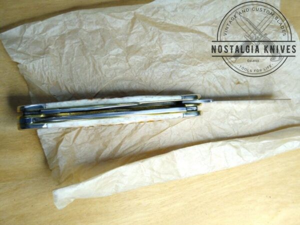 Case XX USA – Medium Stockman Knife Amber Bone w/ Patriotic Flag Badge 6318SS  [NIB – Pristine Mint Cond.] Case XX™