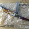 Case XX USA - Medium Stockman Knife Amber Bone w/ Patriotic Flag Badge 6318SS  [NIB - Pristine Mint Cond.] - Image 5