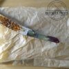Case XX USA - Medium Stockman Knife Amber Bone w/ Patriotic Flag Badge 6318SS  [NIB - Pristine Mint Cond.] - Image 6
