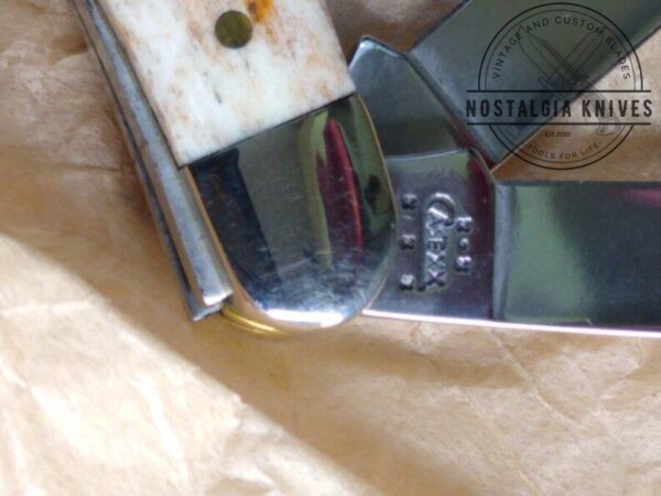 Case XX USA – Medium Stockman Knife Amber Bone w/ Patriotic Flag Badge 6318SS  [NIB – Pristine Mint Cond.] Case XX™