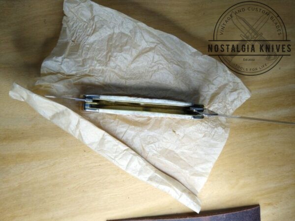 Case XX USA – Medium Stockman Knife Amber Bone w/ Patriotic Flag Badge 6318SS  [NIB – Pristine Mint Cond.] Case XX™