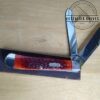Case XX SELECT - 2000 Dark Red Bone 6254 SS Large 4.13" 2 blade Trapper Knife In Original Box[Unused - Pristine Mint] - Image 11