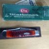 Case XX SELECT - 2000 Dark Red Bone 6254 SS Large 4.13" 2 blade Trapper Knife In Original Box[Unused - Pristine Mint]