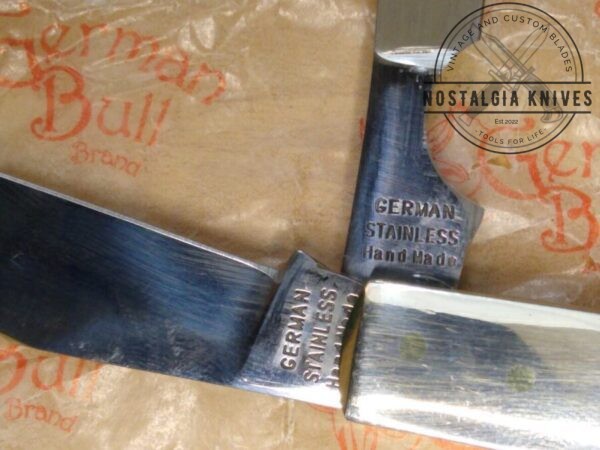 German Bull GB-113 – Barlow Razor Folding Pocket Knife with Deer Stag Handle[Unused/NIB – Pristine Mint Cond.] Collectible Knives