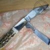 German Bull GB-113 - Barlow Razor Folding Pocket Knife with Deer Stag Handle[Unused/NIB - Pristine Mint Cond.] - Image 4