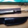 Hen & Rooster 6.5" Fixed Blade Horn Knife Small Satin Finish Stainless Steel Blade with Ram And Ox Horn Handle-HR-5025ROR and Black Leather Belt Sheath[Unused/NIB - Pristine Mint Cond.] - Image 7
