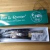 Hen & Rooster 6.5" Fixed Blade Horn Knife Small Satin Finish Stainless Steel Blade with Ram And Ox Horn Handle-HR-5025ROR and Black Leather Belt Sheath[Unused/NIB - Pristine Mint Cond.] - Image 9