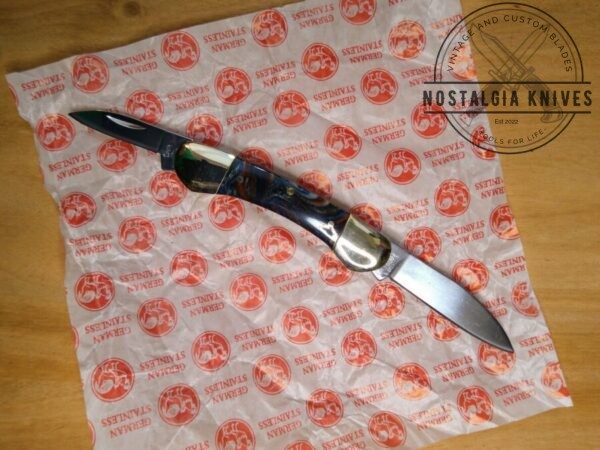 Hen & Rooster™ – HR-102STAR – Star Spangled Butterbean 2 Blade Pocket Knife – Made In Germany [Unused/NIB] Collectible Knives cutlery