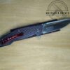 Hen & Rooster HRI-300R Tasmanian - Contoured G10/Carbon Fiber Handle - Ball-Bearing Linerlock, and Reversible Belt Clip[Unused/NIB] - Image 4
