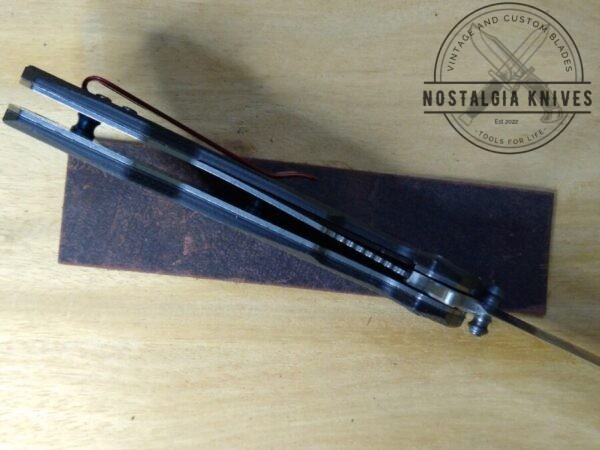Hen & Rooster HRI-300R Tasmanian – Contoured G10/Carbon Fiber Handle – Ball-Bearing Linerlock, and Reversible Belt Clip[Unused/NIB] Everyday Carry[EDC] cutlery