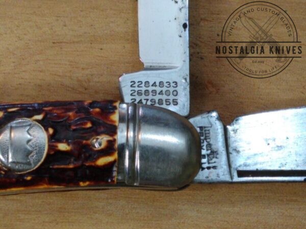 Vintage Imperial Prov USA Medium 2 Blade Dogleg Jack knife[Used – Mint Cond.] Collectible Knives