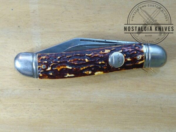 Vintage Imperial Prov USA Medium 2 Blade Dogleg Jack knife[Used – Mint Cond.] Collectible Knives