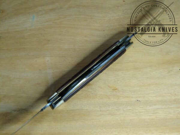 Vintage Kutmaster – Utica, NY Large 3 Blade Stockman with Jigged Bone Scales, Brass Liners and Pins [Unused – Pristine Mint Cond.] Collectible Knives