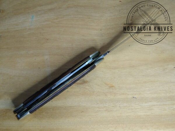 Vintage Kutmaster – Utica, NY Large 3 Blade Stockman with Jigged Bone Scales, Brass Liners and Pins [Unused – Pristine Mint Cond.] Collectible Knives