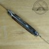 Vintage Kutmaster - Utica, NY - Small 3 Blade Stockman with Jigged Delrin Scales, Brass Liners and Pins [Unused - Pristine Cond.] - Image 10