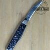Vintage Utica Kutmaster NY, USA - Small 3 Blade Stockman with Jigged Bone Scales, Brass Liners and Pins [Used - Mint Cond.] - Image 4