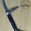Vintage Utica Kutmaster NY, USA - Small 3 Blade Stockman with Jigged Bone Scales, Brass Liners and Pins [Used - Mint Cond.] - Image 6