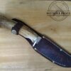Puma IP Antler Drop Point 809029 103/RC Stag Fixed Blade with leather sheath[Used - Pristine Cond.]