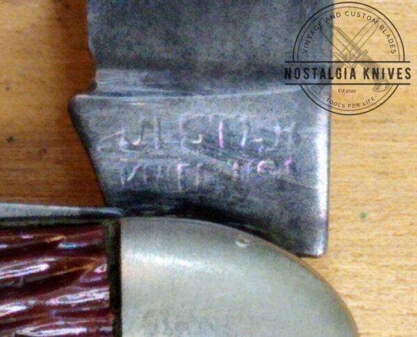 Vintage Ulster USA Jigged Bone Medium Serpentine 2 Blade Jack-knife[Used – Mint Cond.] Collectible Knives cutlery