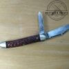 Vintage Ulster USA Jigged Bone Medium Serpentine 2 Blade Jack-knife[Used - Mint Cond.] - Image 5