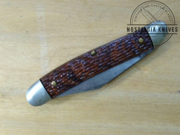 Vintage Ulster USA Jigged Bone Medium Serpentine 2 Blade Jack-knife[Used – Mint Cond.] Collectible Knives cutlery