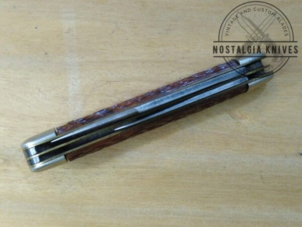 Vintage Ulster USA Jigged Bone Medium Serpentine 2 Blade Jack-knife[Used – Mint Cond.] Collectible Knives cutlery