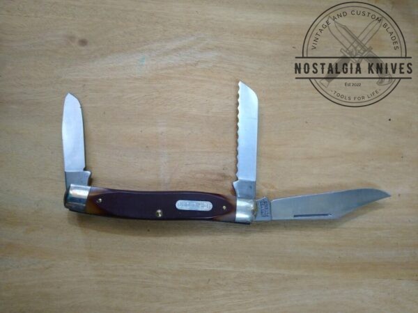 Vintage Schrade USA 89OT Old Timer Blazer Large Stockman Folding 3 Blade Pocket Knife [Unused – Pristine Mint Cond.] Collectible Knives cutlery