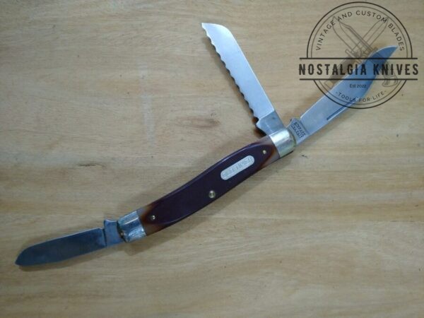 Vintage Schrade USA 89OT Old Timer Blazer Large Stockman Folding 3 Blade Pocket Knife [Unused – Pristine Mint Cond.] Collectible Knives cutlery