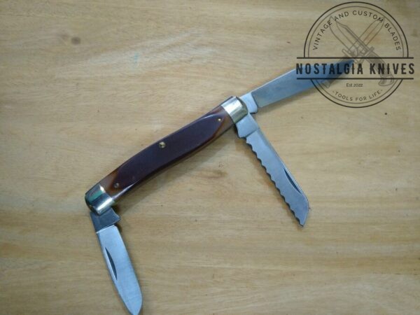 Vintage Schrade USA 89OT Old Timer Blazer Large Stockman Folding 3 Blade Pocket Knife [Unused – Pristine Mint Cond.] Collectible Knives cutlery
