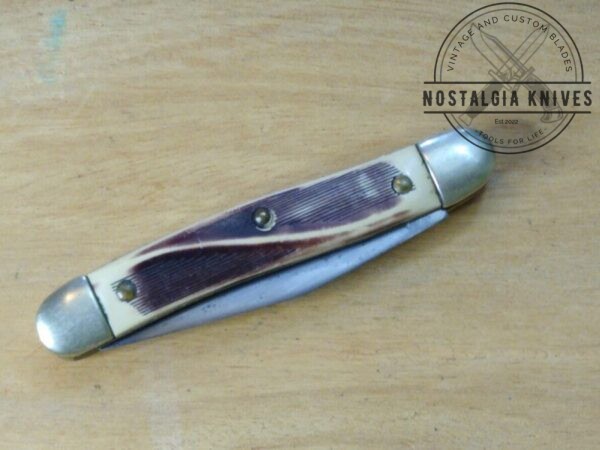 Vintage Colonial Prov. RI, Anvil Brand USA Pat. #3317996 – 2 Blade Pocket Knife [Used – Near Mint Cond.] Anvil Brand