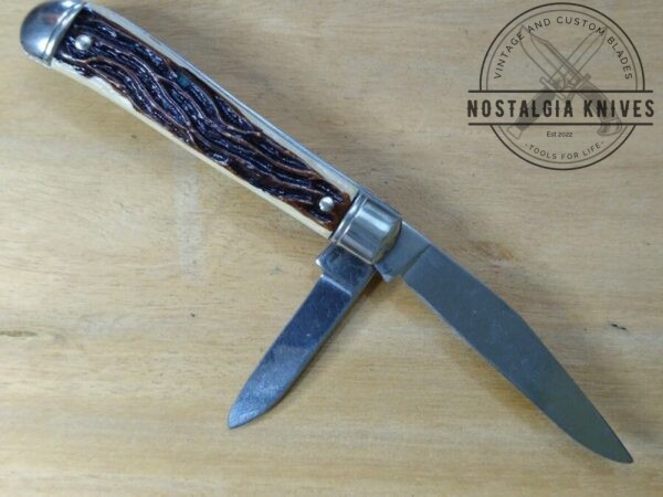 Vintage Colonial Medium Sized 2 Blade Jack-Knife [Unused – Pristine Mint Cond.] Collectible Knives cutlery