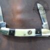 Eagle Edge Medium 3 Blade Smooth Bone and Ebony Pocket Knife[New/Unused - Pristine Mint Cond.] - Image 5