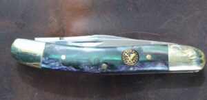 Eagle Edge Medium 3 Blade Pocket Knife w/Smooth Mult-Colored Handle [New/Unused - Pristine Mint Cond.]