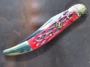 Eagle Edge Medium Toothpick Single Blade Pocket Knife with Jigged Bone Handle[Unused - Pristine Mint Cond.]