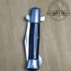 Vintage Small Lock-back Fish-Tail Pocket Knife Made In Japan Smooth Black Handle [Used - Pristine Cond.]