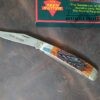 Vintage Keen Kutter Large 7.5" Trapper with Jigged Bone Handle USA 92 Folding Pocket Knife In Original Packaging [Unused/NIB - Pristine Mint Cond.]