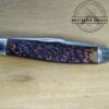 Vintage Utica Kutmaster NY, USA T2 - Large 3 Blade Stockman with Jigged Bone Scales, Brass Liners and Pins [Used - Pristine Cond.] - Image 9