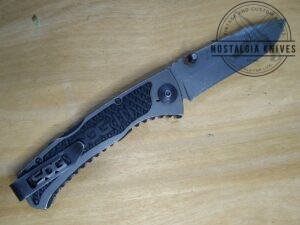 SOG SideSwipe Assisted Opening Pocket Knife 7.75" Drop Point 7Cr15 Stainless Blade Aluminum Handle [Used - Near Mint Cond.]