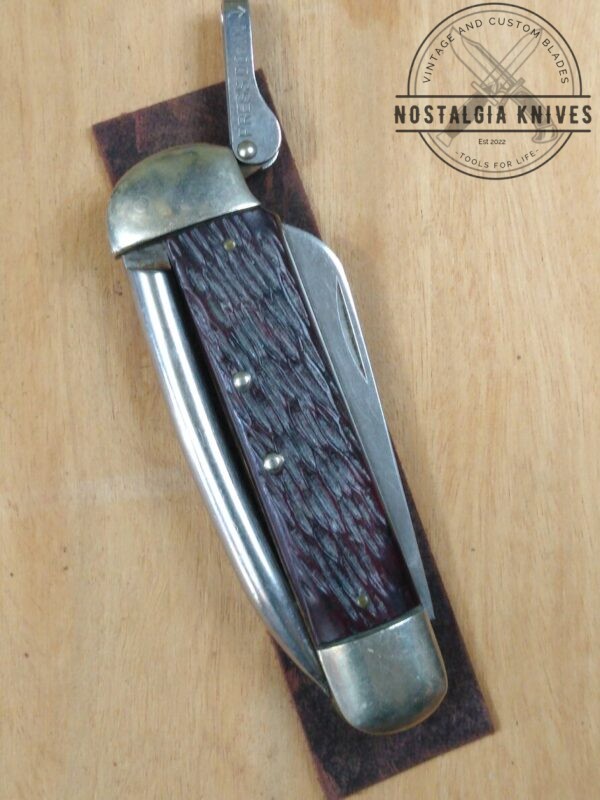 Vintage Schrade Walden 735SS Rigging Knife with Marlin spike[Used – Near Mint Cond.] Collectible Knives