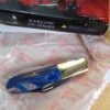 Steel Warrior 'God Bless America' Red/White/Blue Handle Barlow Knife SW-163GBA Rockwell 56 - 58 Rockwell Tested [Unused/NIB - Pristine Mint Cond.] - Image 8