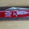 Vintage Coca-Cola promotional 2 Blade Jack Knife - 1950's Collector Knife [Used - Pristine Cond.]