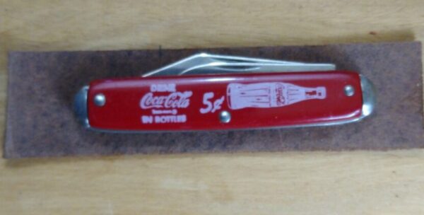 Vintage Coca-Cola promotional 2 Blade Jack Knife – 1950’s Collector Knife [Used – Pristine Cond.] Collectible Knives boker