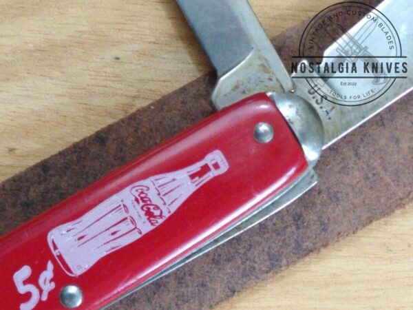 Vintage Coca-Cola promotional 2 Blade Jack Knife – 1950’s Collector Knife [Used – Pristine Cond.] Collectible Knives boker