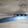 Custom Handmade 9.5" Damascus Pattern Karambit 'Tiger's Claw' Knife with Black Leather Belt Sheath[Used - Excellent Cond.] - Image 4