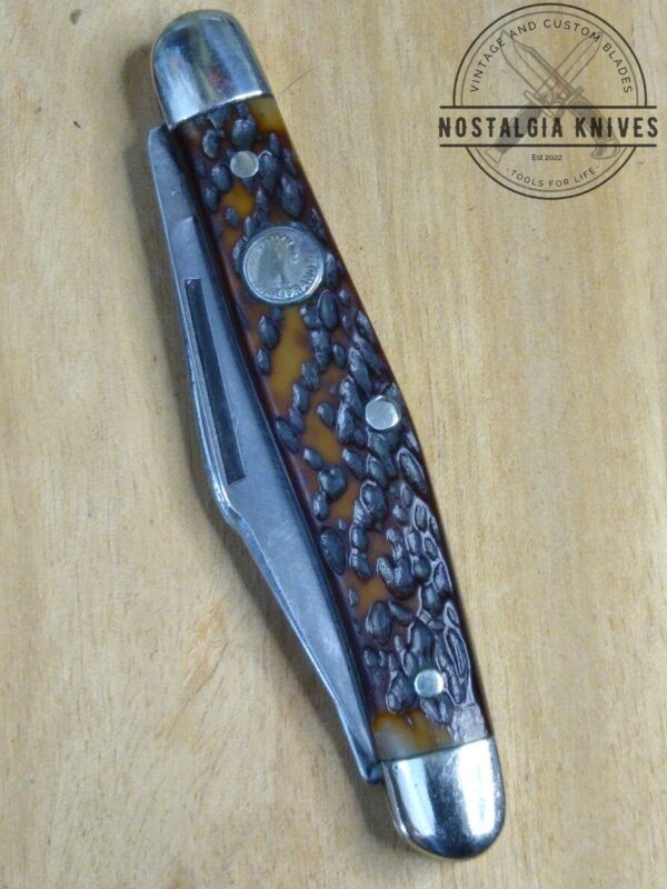 Vintage Böker USA Tree Brand Jigged Bone Handle 8588 medium 3 Blade Stockman Knife – 1975  [Used – Mint Cond.] Böker campgear