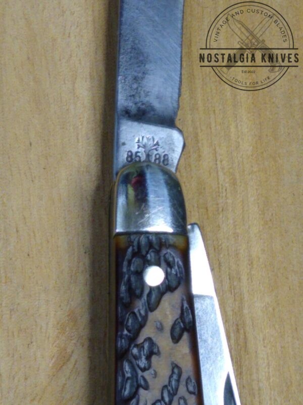 Vintage Böker USA Tree Brand Jigged Bone Handle 8588 medium 3 Blade Stockman Knife – 1975  [Used – Mint Cond.] Böker campgear