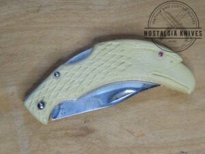 Eagle's Head Knife '200' Etched on Blade - Tang stamp T31360[Unused - Pristine Cond.]